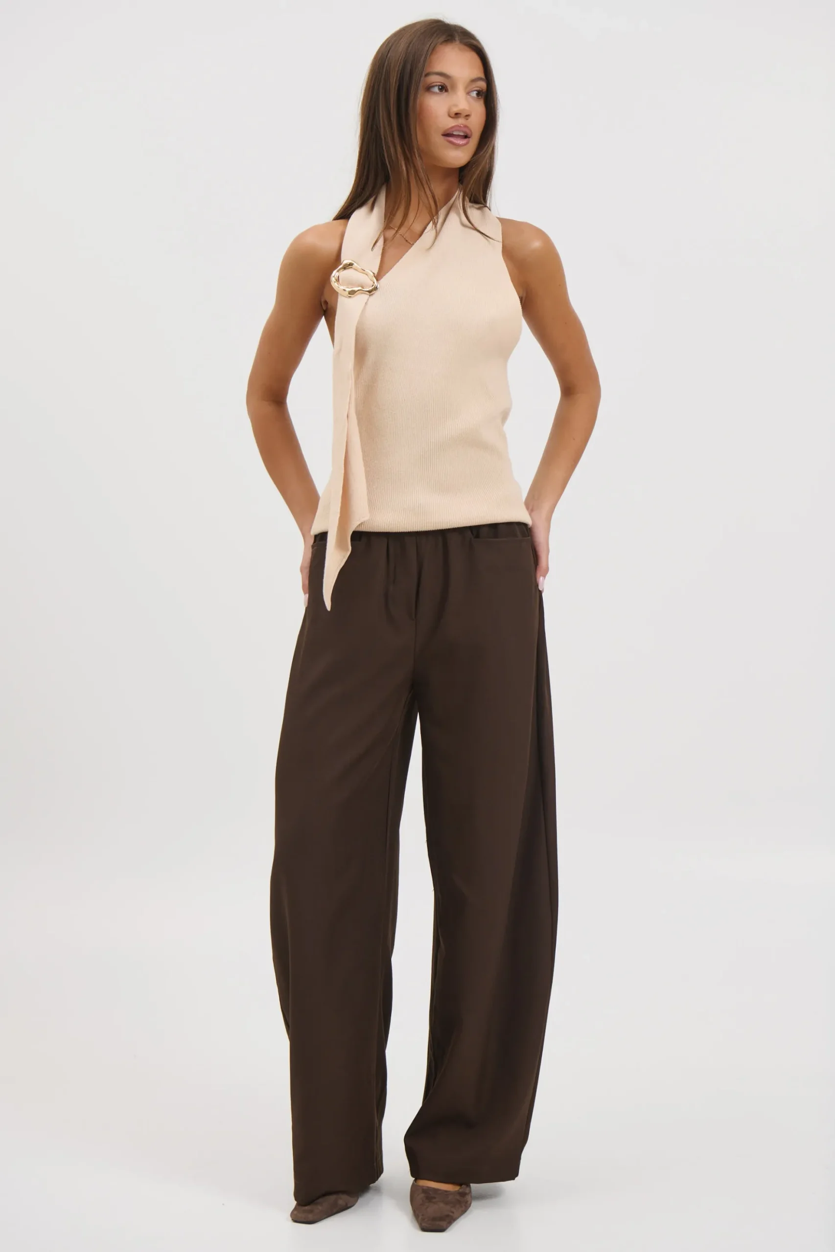 Kelsey Top Beige