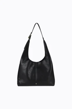 Kismet Slouch Bag Black Grain/Gold