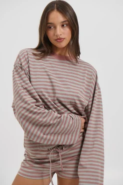 Kourt Bloomers Muted Pastel Stripe