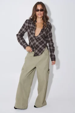 Leah Shirt Dark Grey