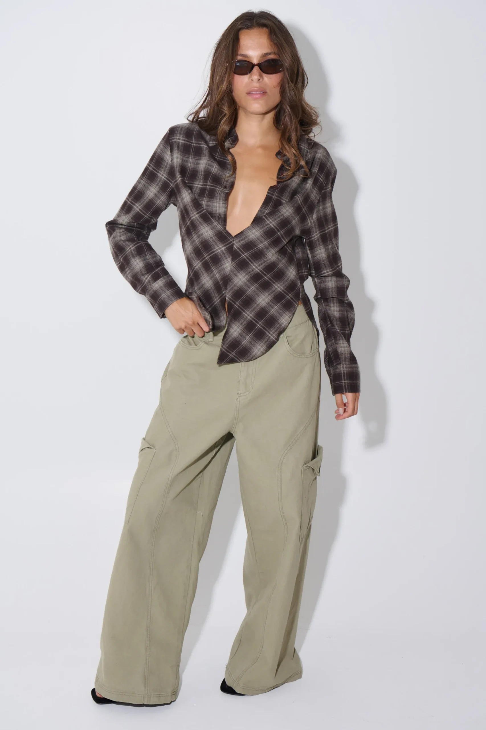 Leah Shirt Dark Grey
