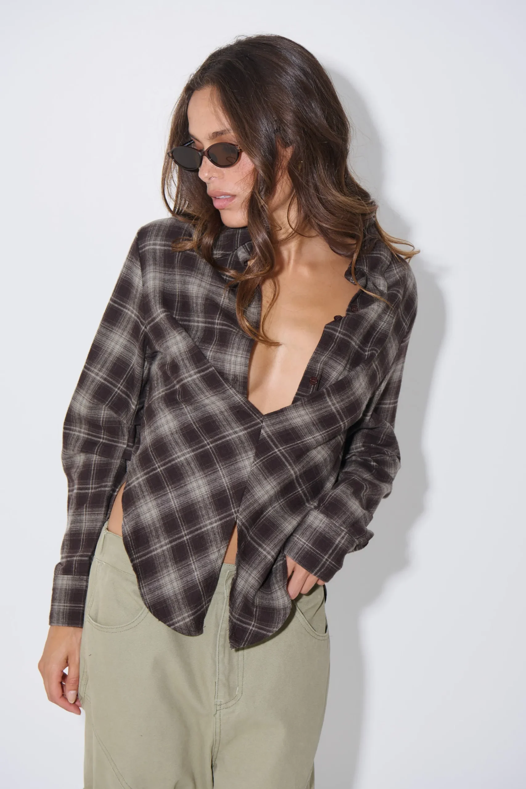 Leah Shirt Dark Grey