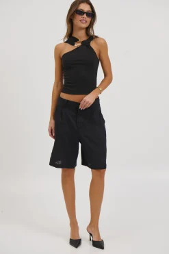 Leon Top Black