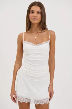 Logan Mini Dress White