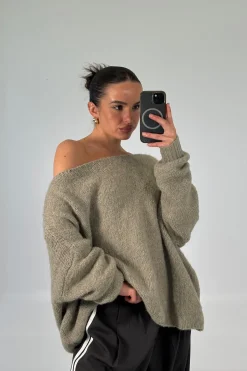 Louise Knit Olive
