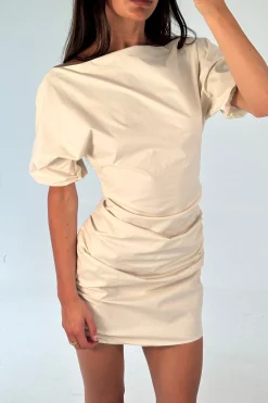 Margarita Mini Dress Beige