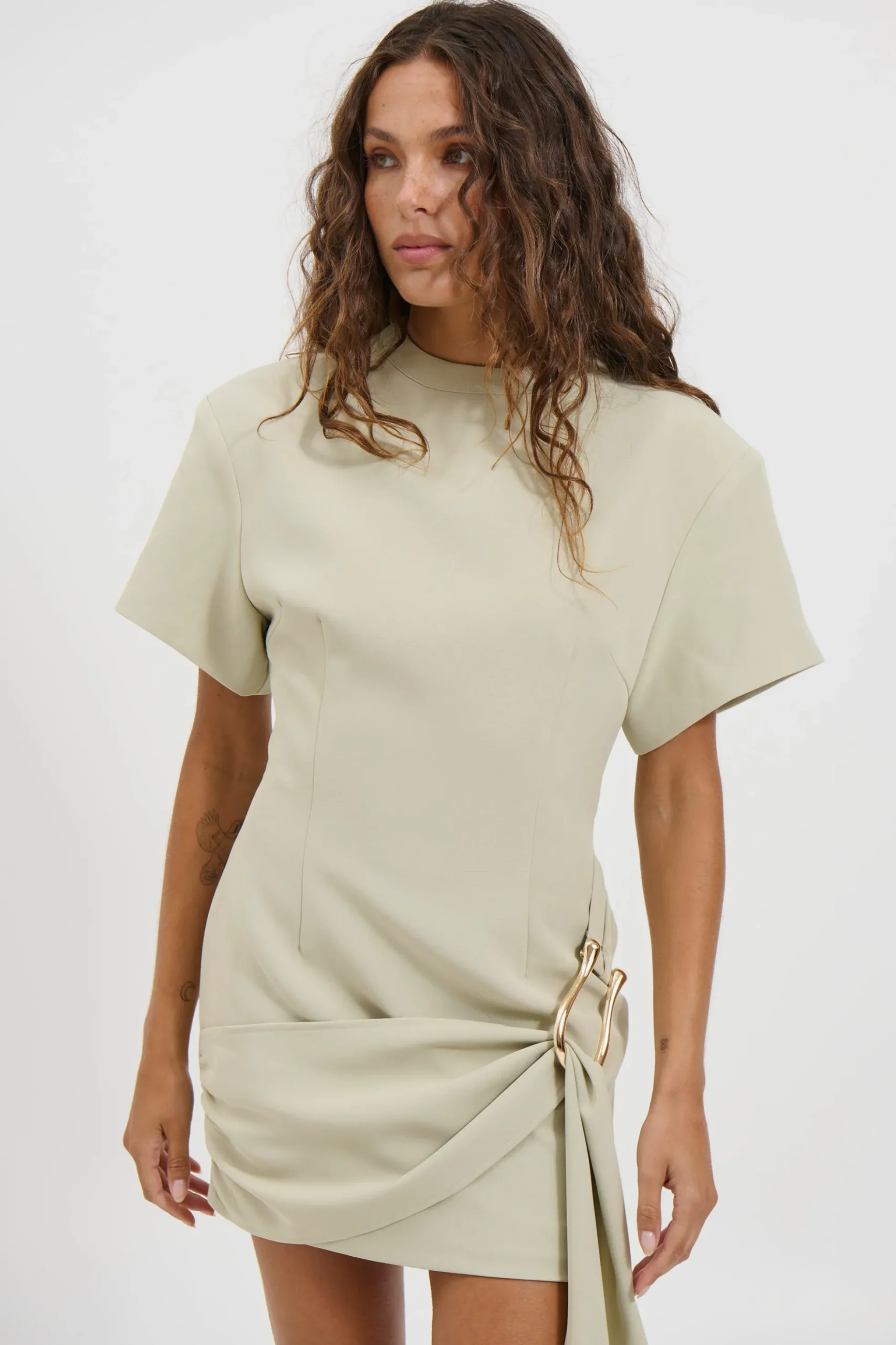 Martini Mini Dress Matcha