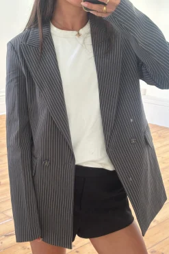 Maya Blazer Dark Grey