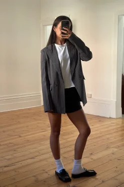 Maya Blazer Dark Grey