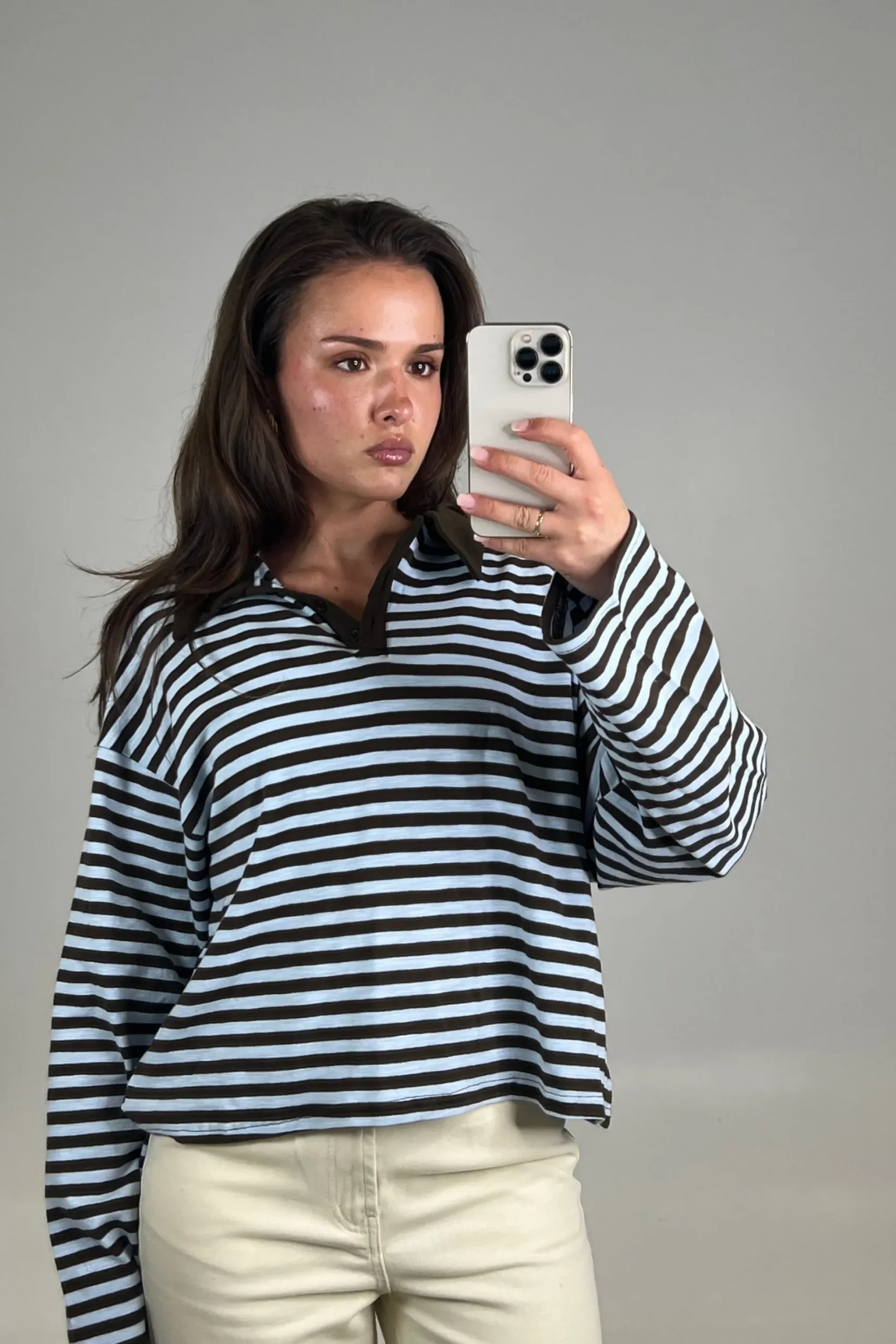Megan Long Sleeve Chocolate