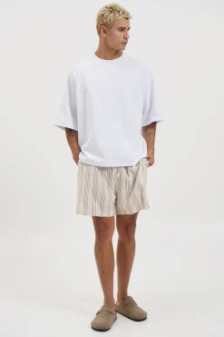 Mitchell Short Choc Stripe