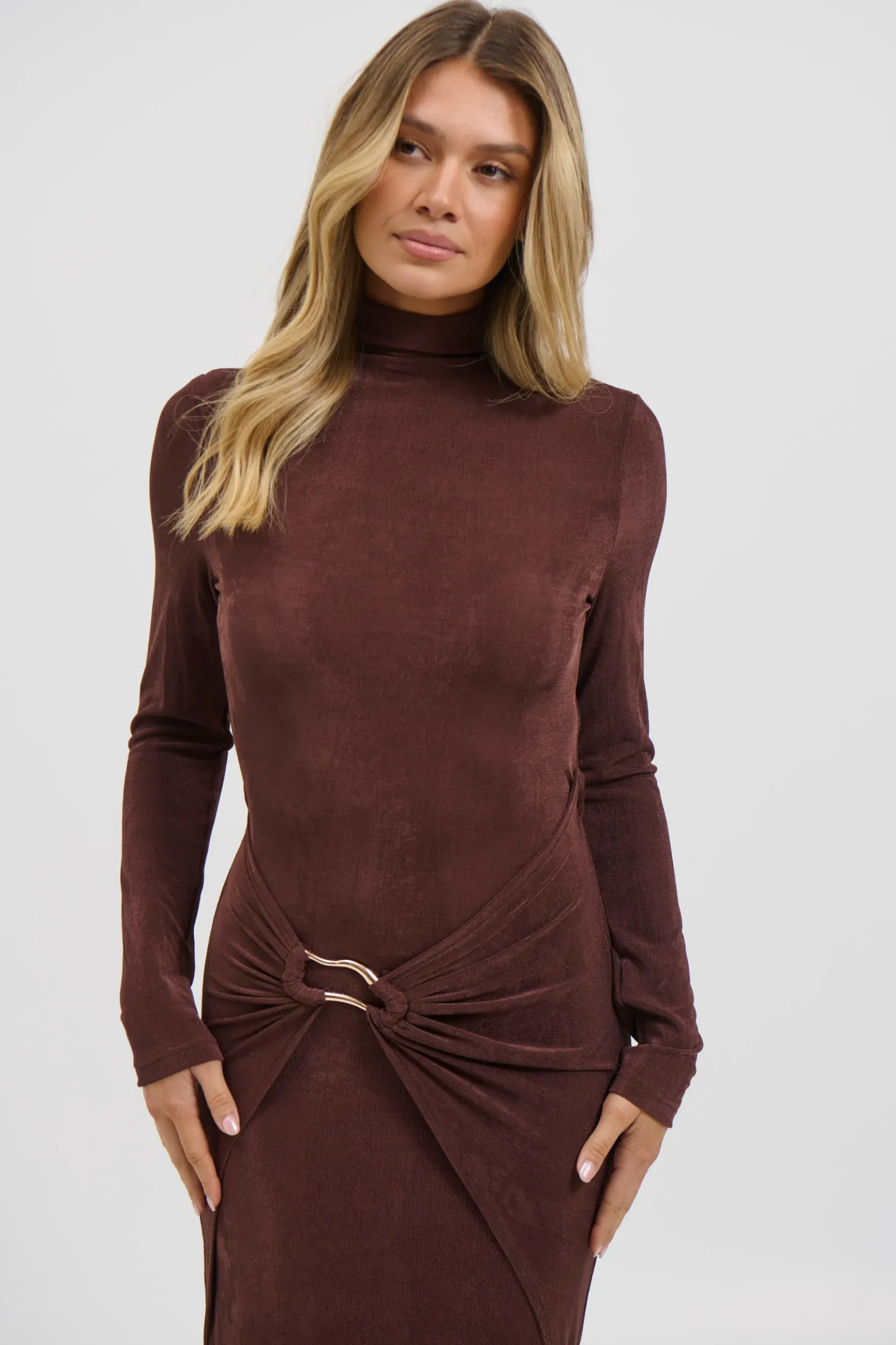 Muse Maxi Dress Chocolate