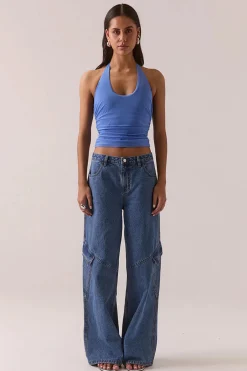 Myriad Bolero Halter Top Cornflower