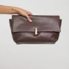 Novie Clutch Chocolate