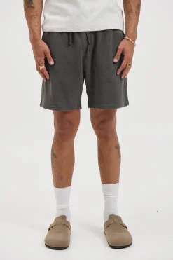 NTH Waffle Short Charcoal