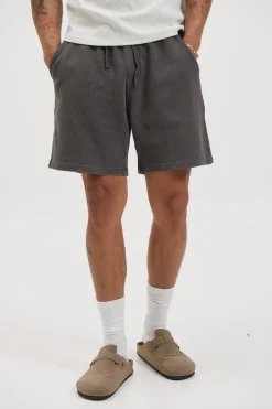 NTH Waffle Short Charcoal