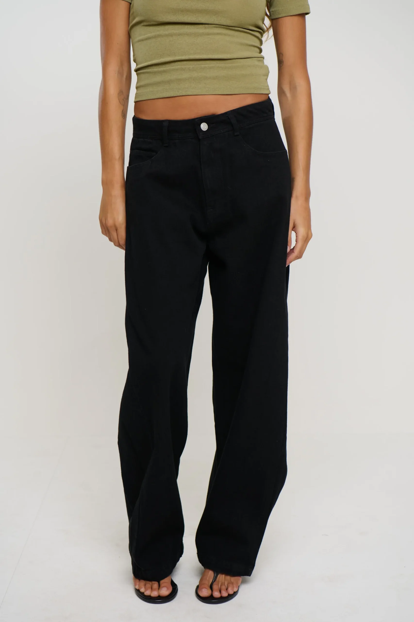 Palmer Jean Washed Black