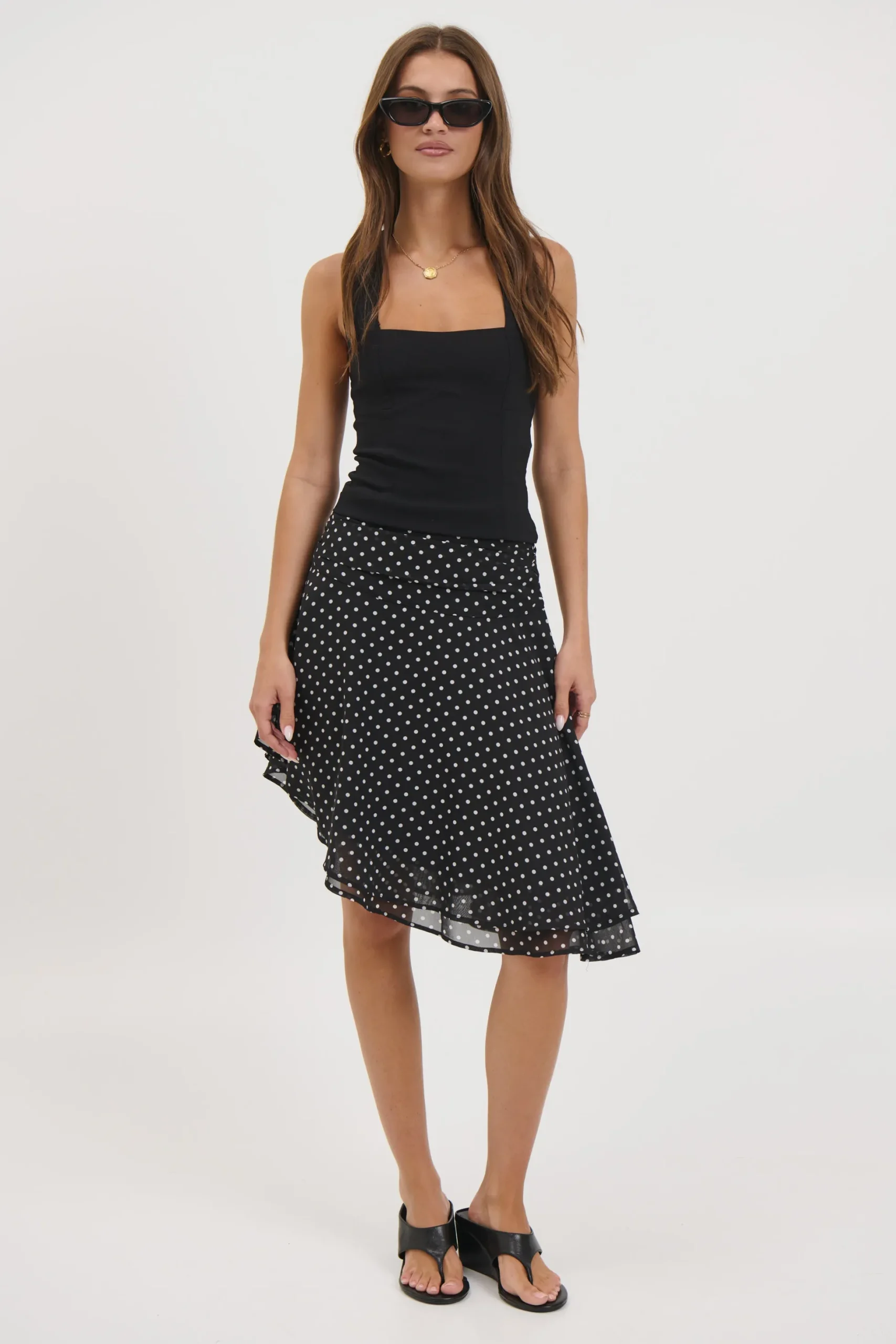 Paloma Midi Skirt Black
