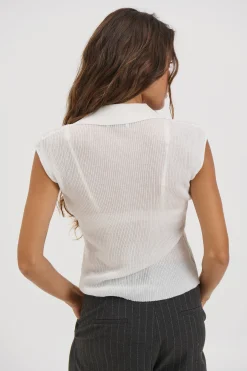 Parisa Top White
