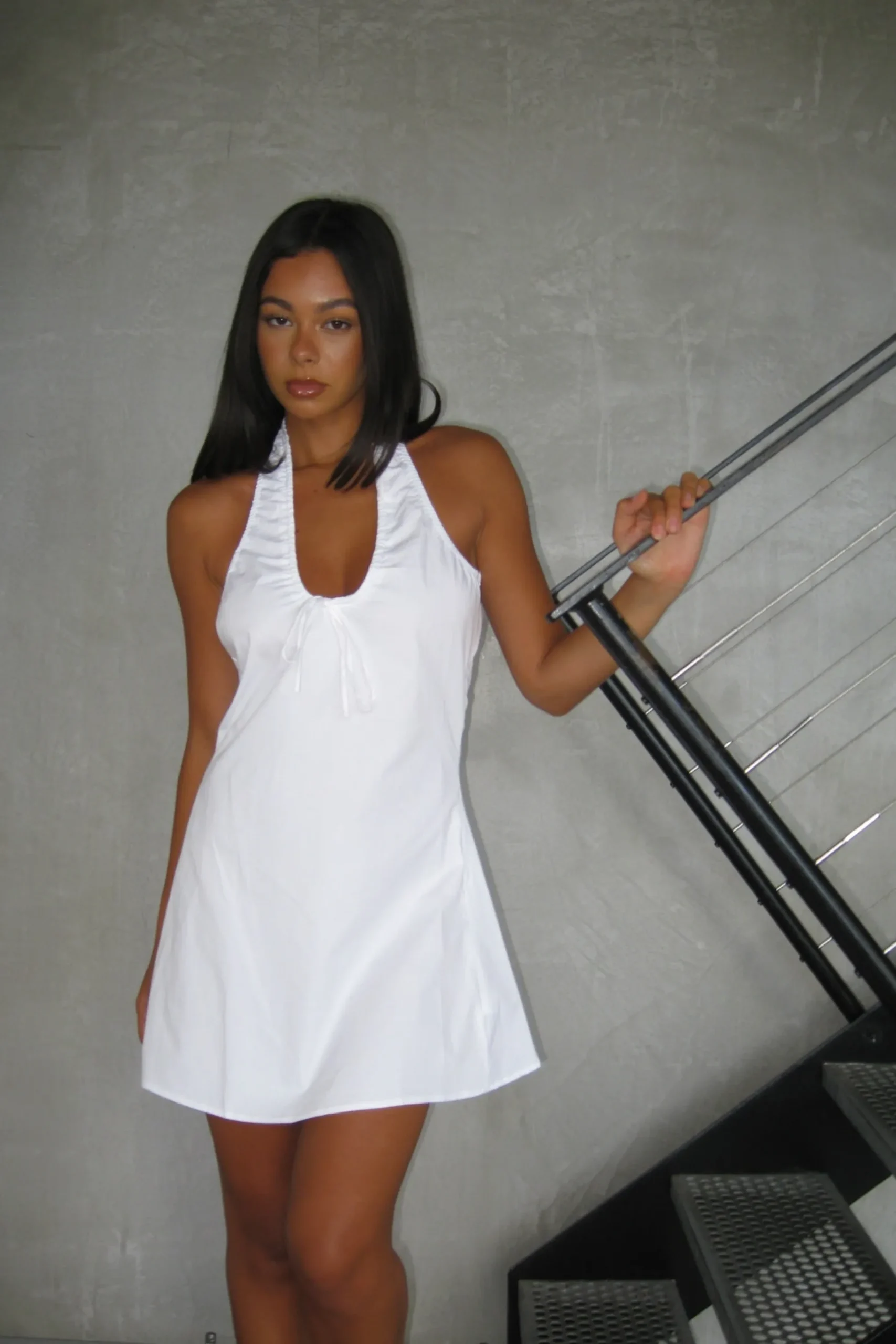 Penelope Mini Dress White