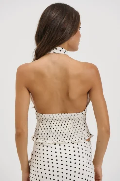 Poppy Top White