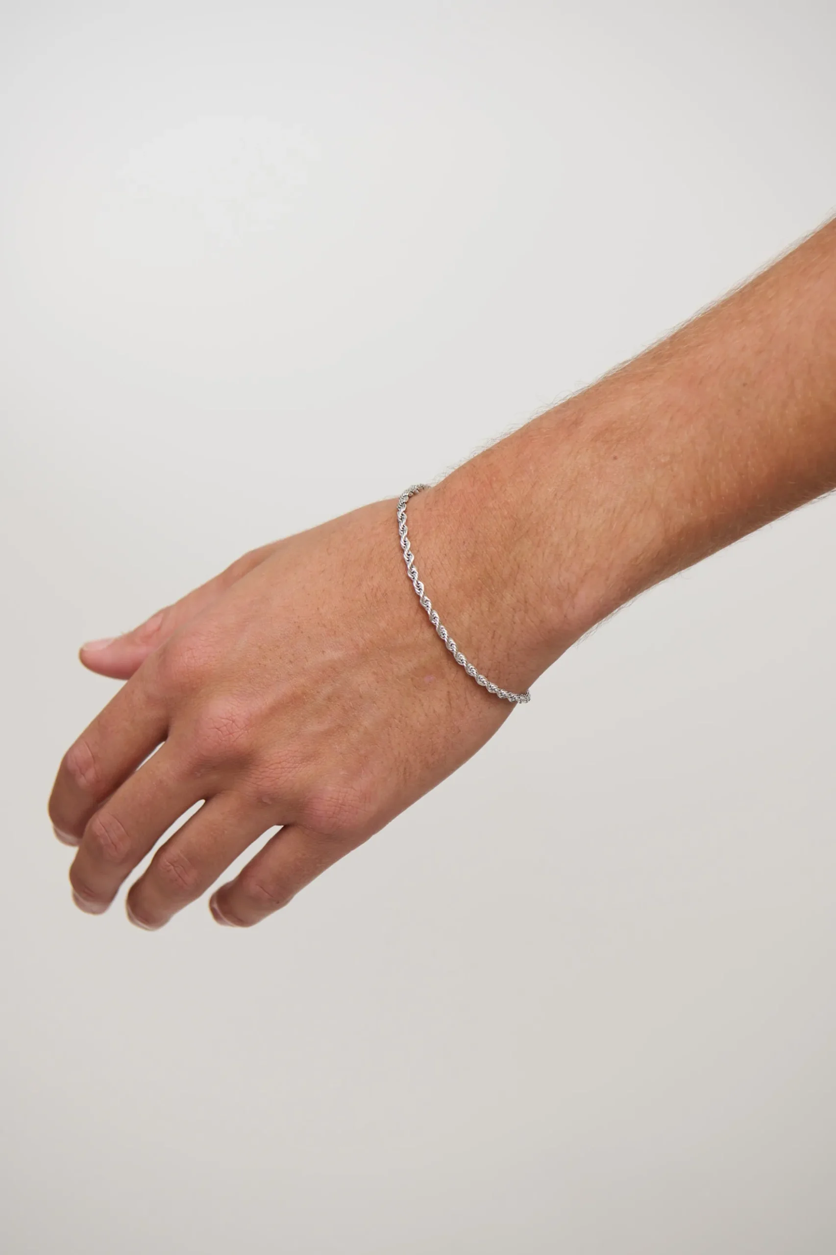 Premium NTH Archie Chain Bracelet White Gold Plated