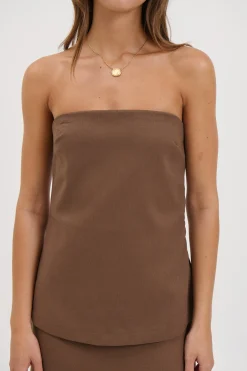 Riley Maxi Dress Chocolate