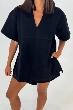 Rosemary Denim Shirt Washed Black