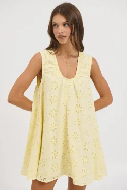 Samira Mini Dress Lemon