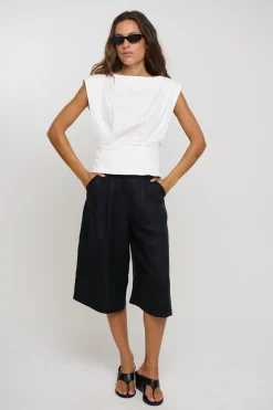 Shelly Top Ivory