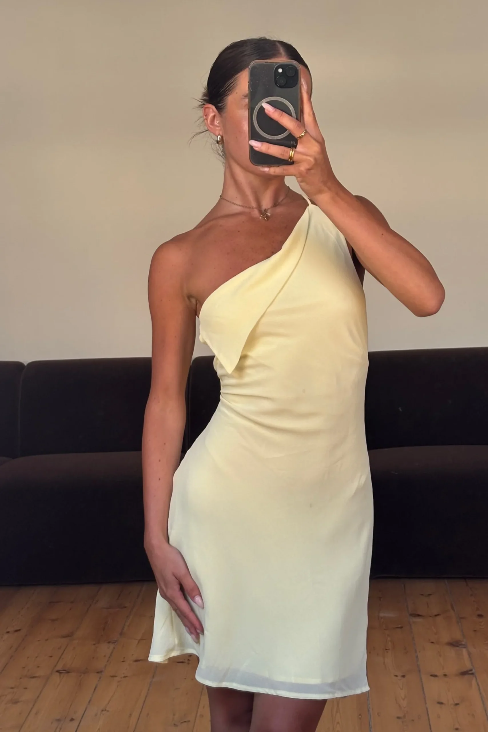 Sophie Mini Dress Lemon