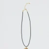 Swirl Necklace Gold Plated