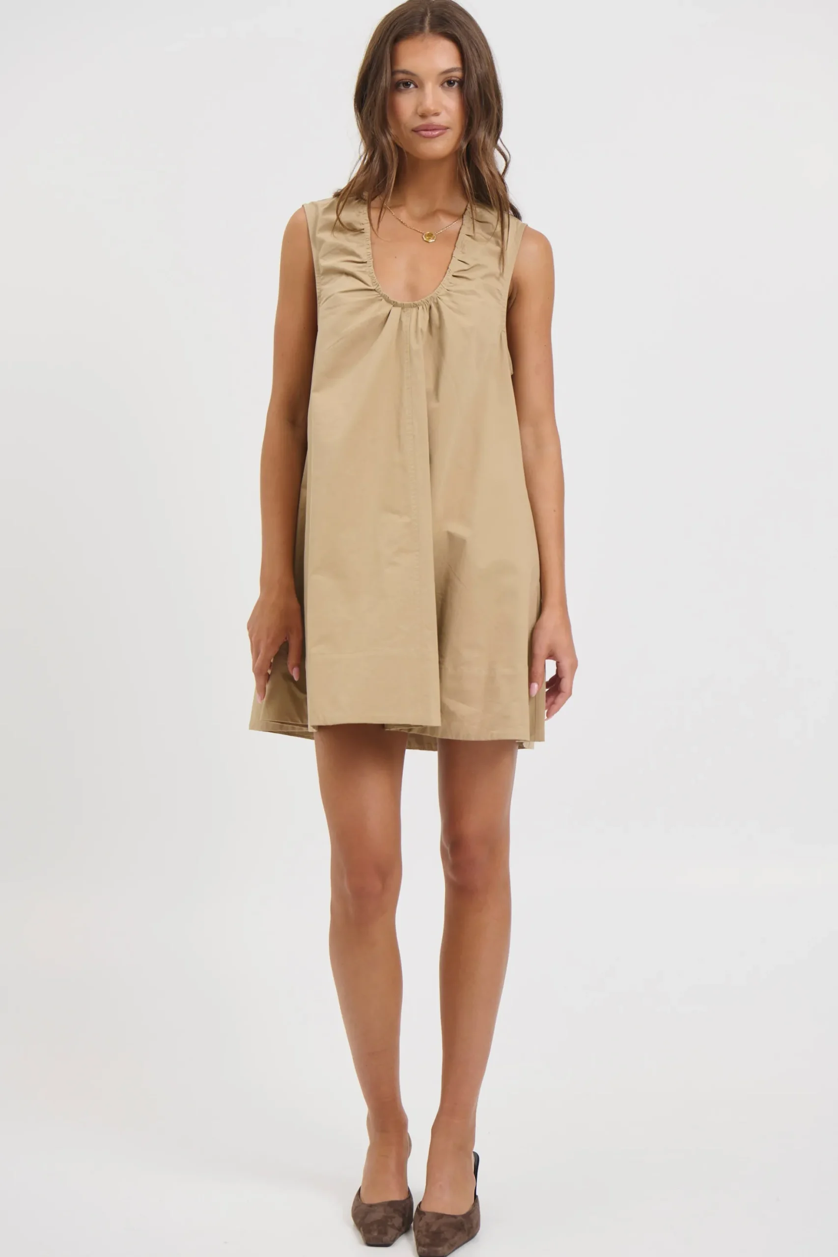 Sydney Mini Dress Latte