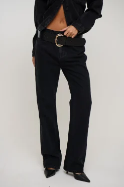 Tilly Bootleg Jean Backstage Black