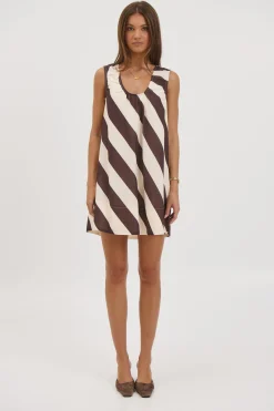 Tye Mini Dress Tiramisu