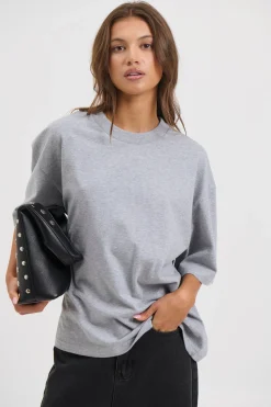 Unisex Emmett Box Tee Grey
