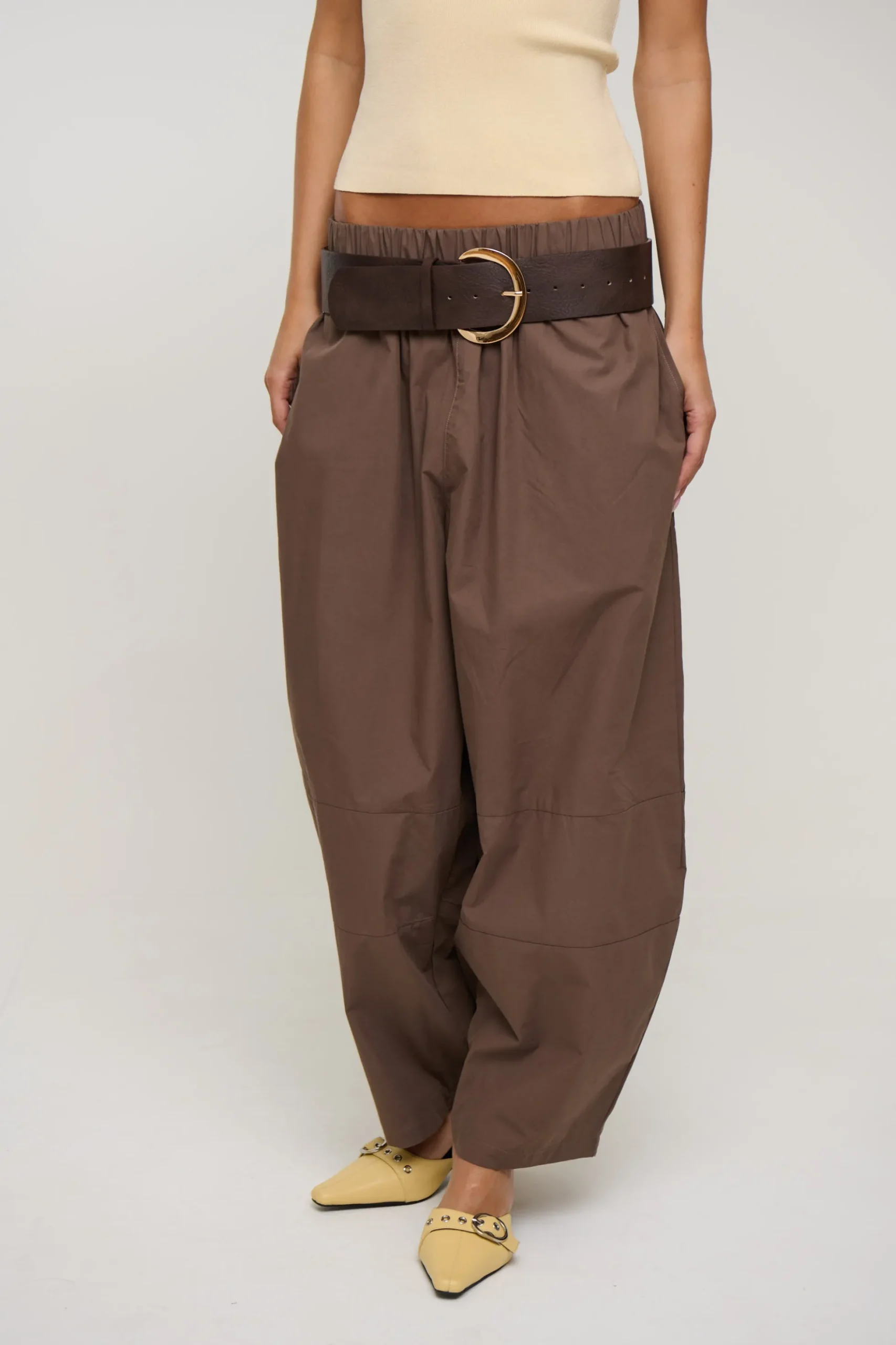 Unisex Julius Baggy Pant Mocha