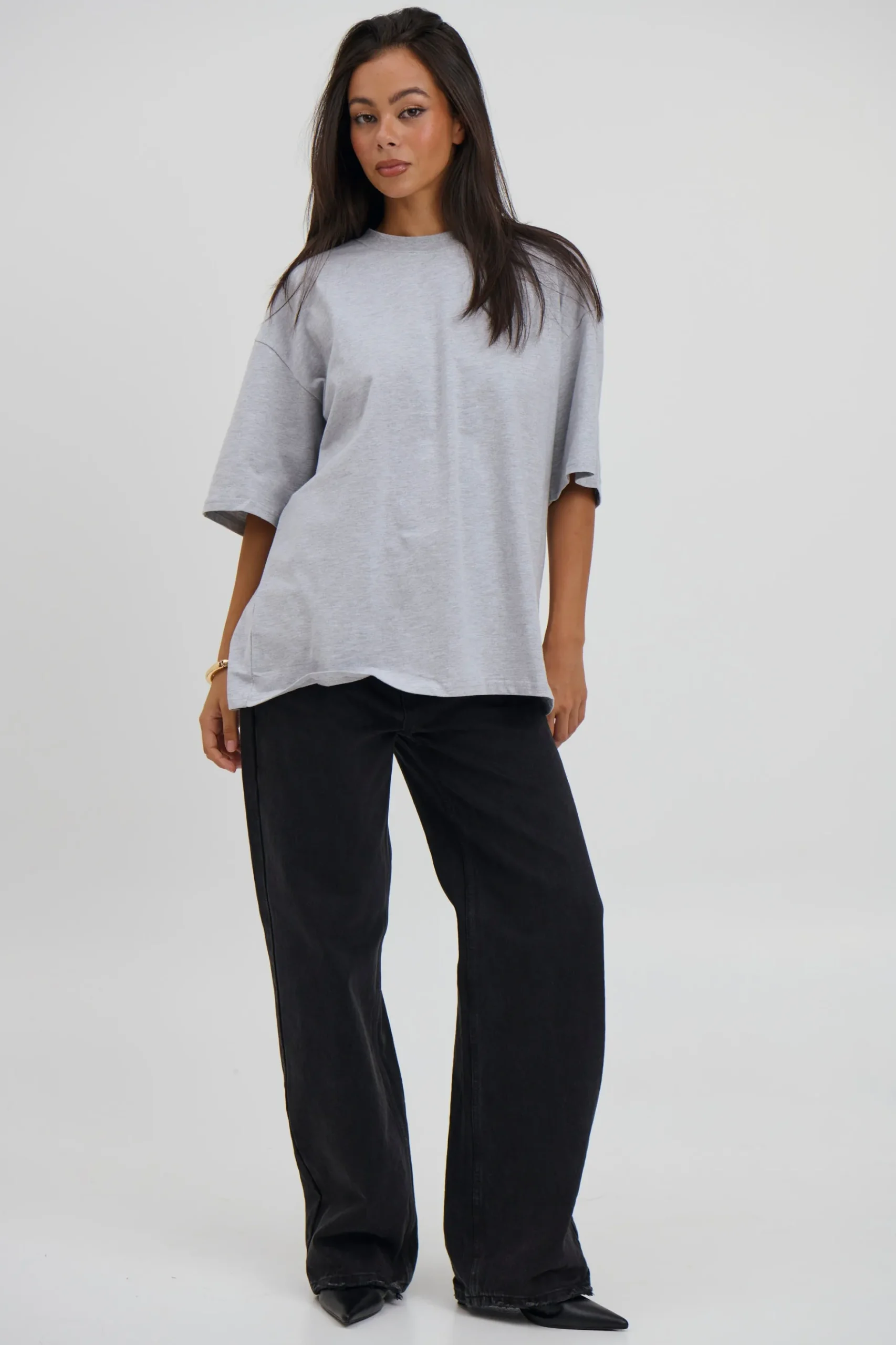 Unisex Midweight Signature Tee Grey