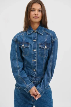 Violet Denim Jacket Denver Blue