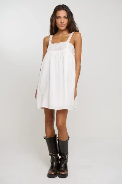 Wynter Lace Mini Dress White