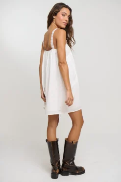 Wynter Lace Mini Dress White