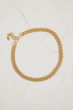Xena Popcorn Chain Bracelet 18k Gold Plated