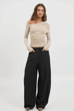 Yani Top Almond