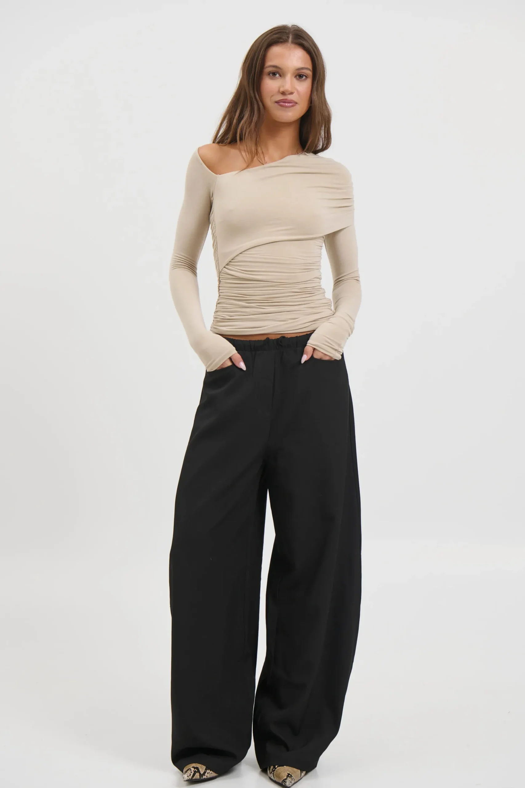 Yani Top Almond