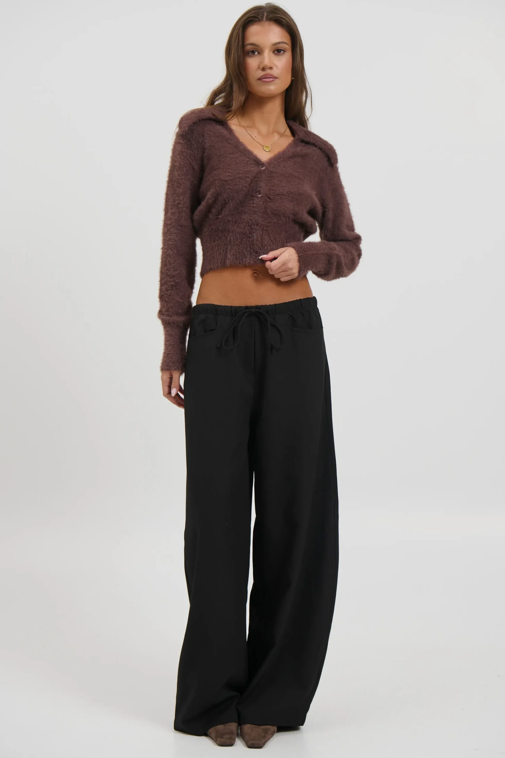 Zyra Cardigan Cocoa